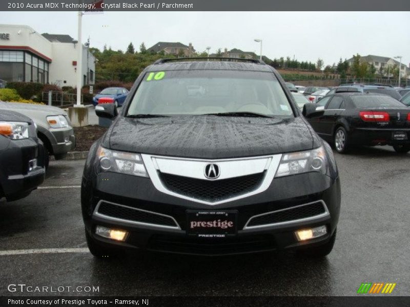Crystal Black Pearl / Parchment 2010 Acura MDX Technology