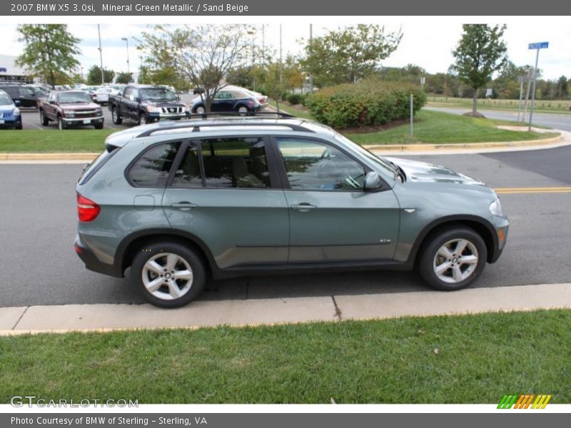 Mineral Green Metallic / Sand Beige 2007 BMW X5 3.0si