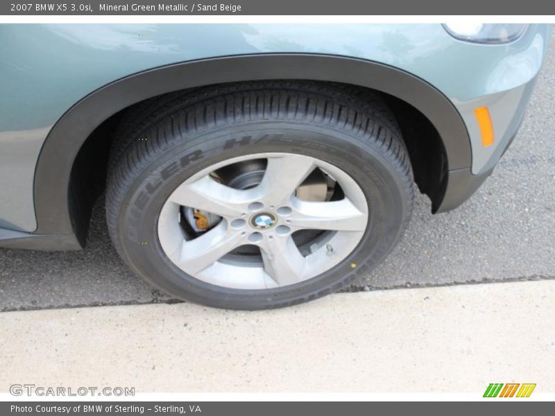 Mineral Green Metallic / Sand Beige 2007 BMW X5 3.0si