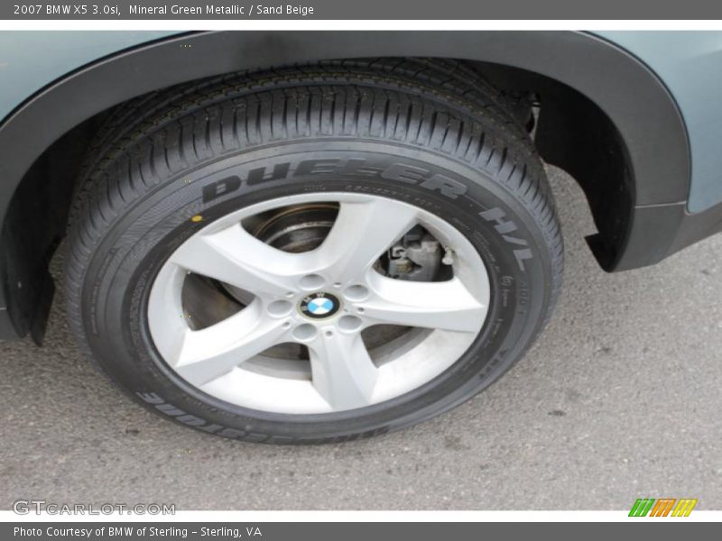 Mineral Green Metallic / Sand Beige 2007 BMW X5 3.0si