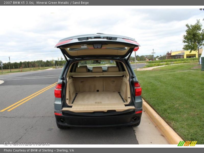 Mineral Green Metallic / Sand Beige 2007 BMW X5 3.0si