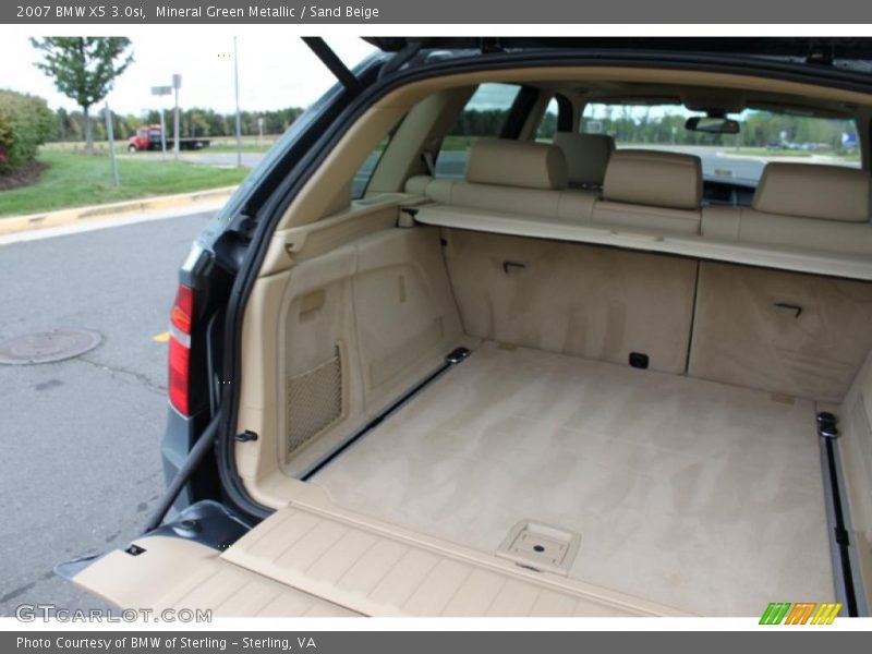 Mineral Green Metallic / Sand Beige 2007 BMW X5 3.0si