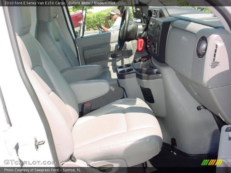 Oxford White / Medium Flint 2010 Ford E Series Van E150 Cargo