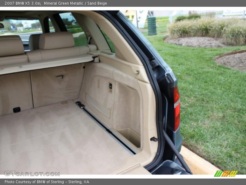 Mineral Green Metallic / Sand Beige 2007 BMW X5 3.0si
