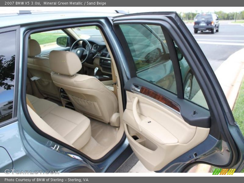 Mineral Green Metallic / Sand Beige 2007 BMW X5 3.0si