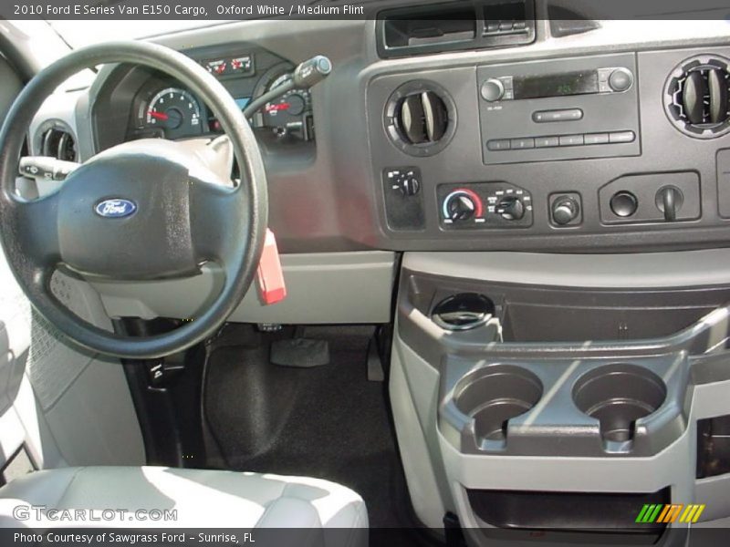 Oxford White / Medium Flint 2010 Ford E Series Van E150 Cargo