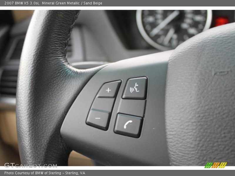 Mineral Green Metallic / Sand Beige 2007 BMW X5 3.0si
