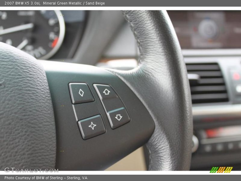Mineral Green Metallic / Sand Beige 2007 BMW X5 3.0si