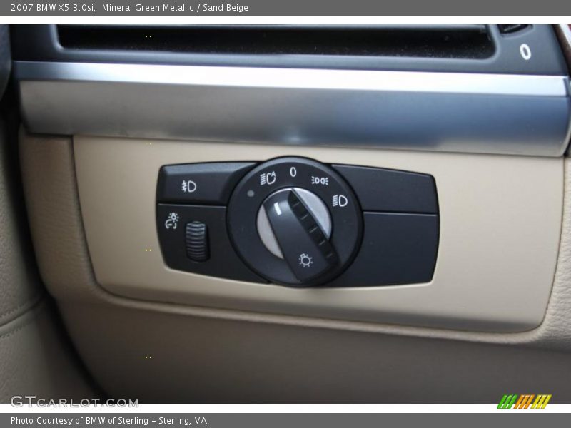 Mineral Green Metallic / Sand Beige 2007 BMW X5 3.0si