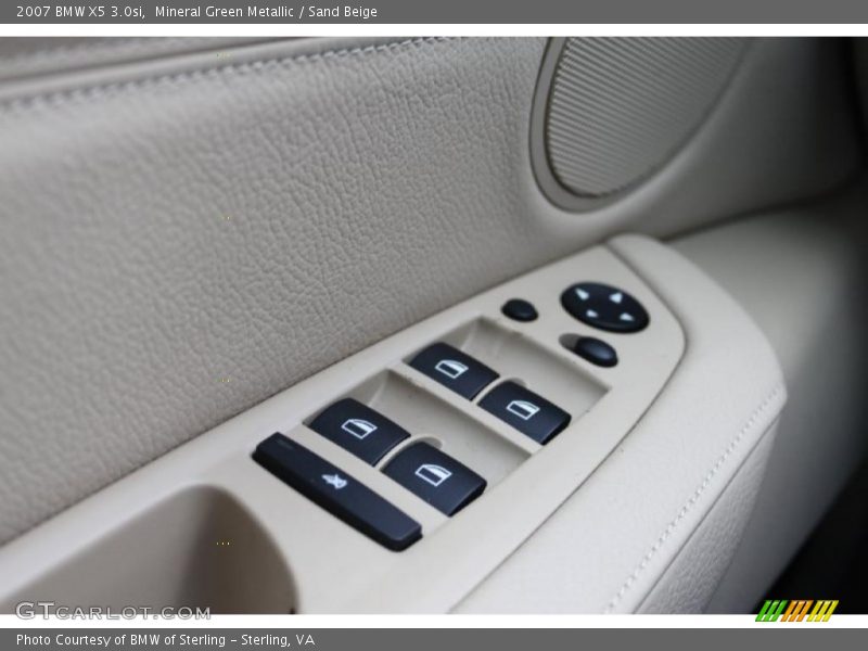 Mineral Green Metallic / Sand Beige 2007 BMW X5 3.0si