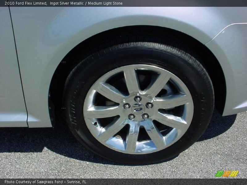 Ingot Silver Metallic / Medium Light Stone 2010 Ford Flex Limited