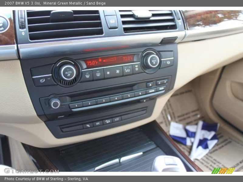 Mineral Green Metallic / Sand Beige 2007 BMW X5 3.0si
