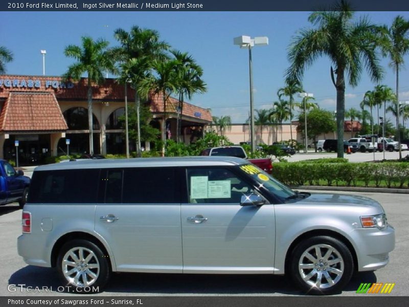 Ingot Silver Metallic / Medium Light Stone 2010 Ford Flex Limited