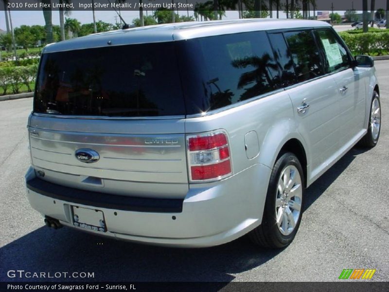Ingot Silver Metallic / Medium Light Stone 2010 Ford Flex Limited