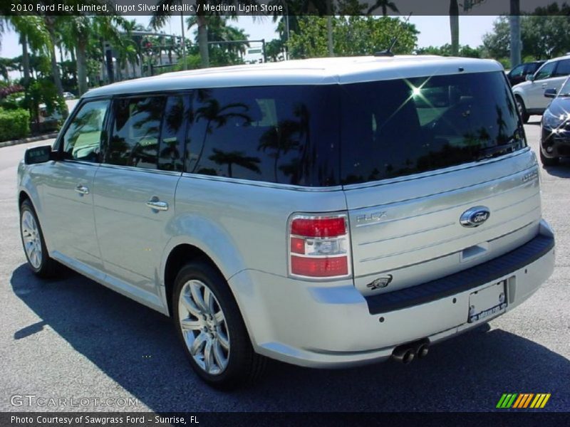 Ingot Silver Metallic / Medium Light Stone 2010 Ford Flex Limited