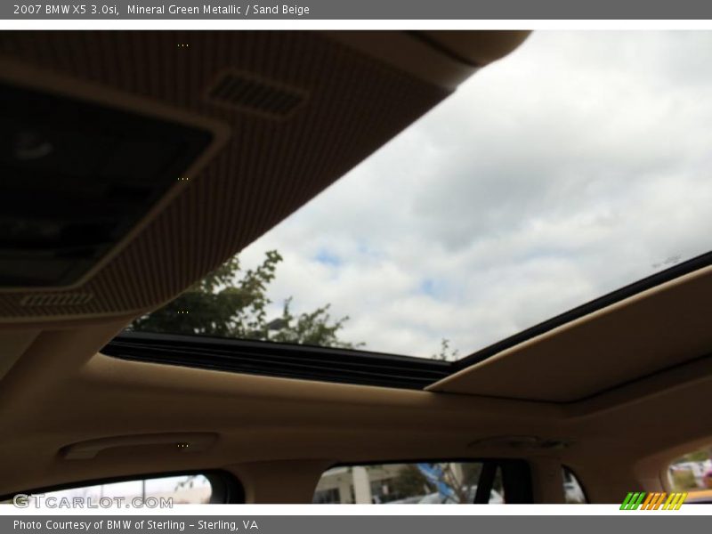 Mineral Green Metallic / Sand Beige 2007 BMW X5 3.0si