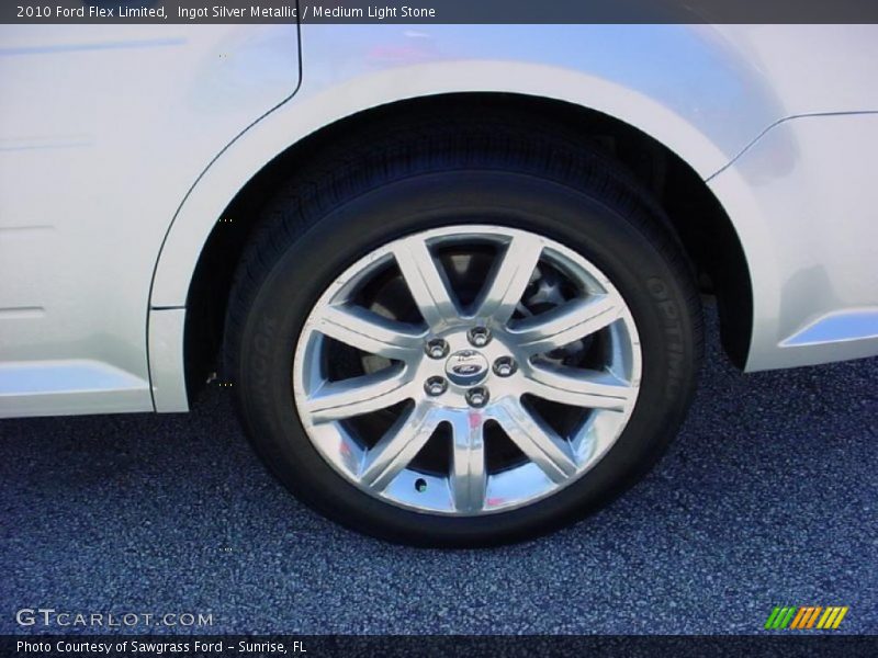 Ingot Silver Metallic / Medium Light Stone 2010 Ford Flex Limited