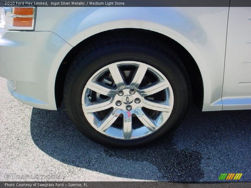 Ingot Silver Metallic / Medium Light Stone 2010 Ford Flex Limited