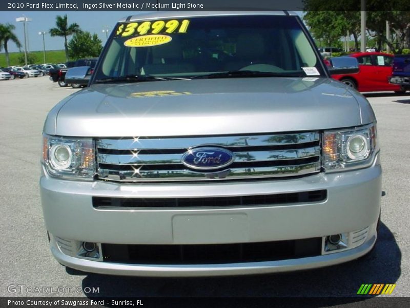 Ingot Silver Metallic / Medium Light Stone 2010 Ford Flex Limited