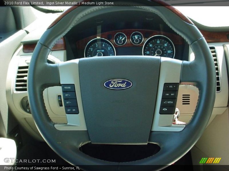 Ingot Silver Metallic / Medium Light Stone 2010 Ford Flex Limited