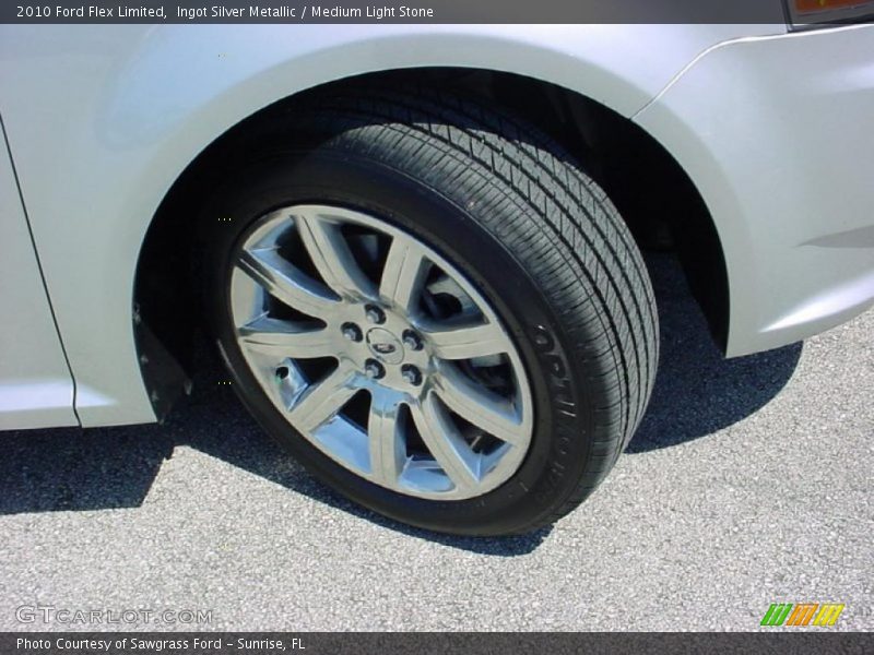 Ingot Silver Metallic / Medium Light Stone 2010 Ford Flex Limited