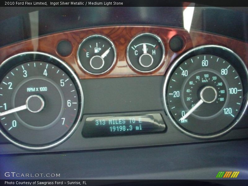 Ingot Silver Metallic / Medium Light Stone 2010 Ford Flex Limited