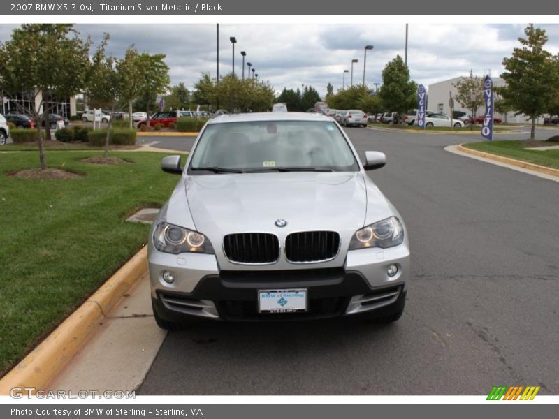 Titanium Silver Metallic / Black 2007 BMW X5 3.0si
