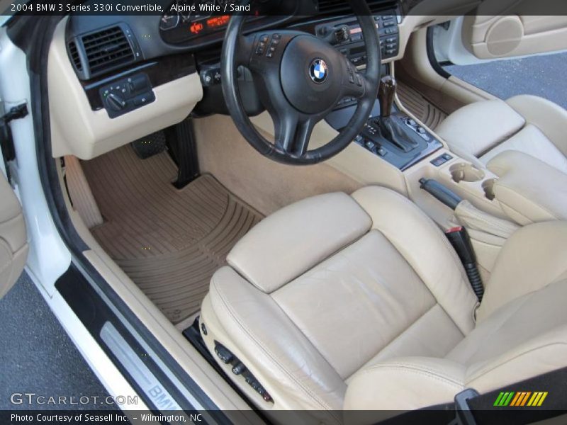Alpine White / Sand 2004 BMW 3 Series 330i Convertible