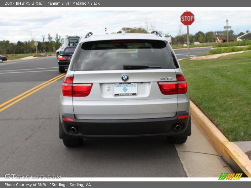 Titanium Silver Metallic / Black 2007 BMW X5 3.0si