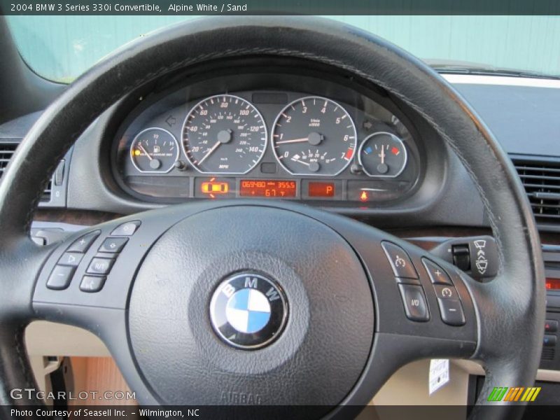 Alpine White / Sand 2004 BMW 3 Series 330i Convertible