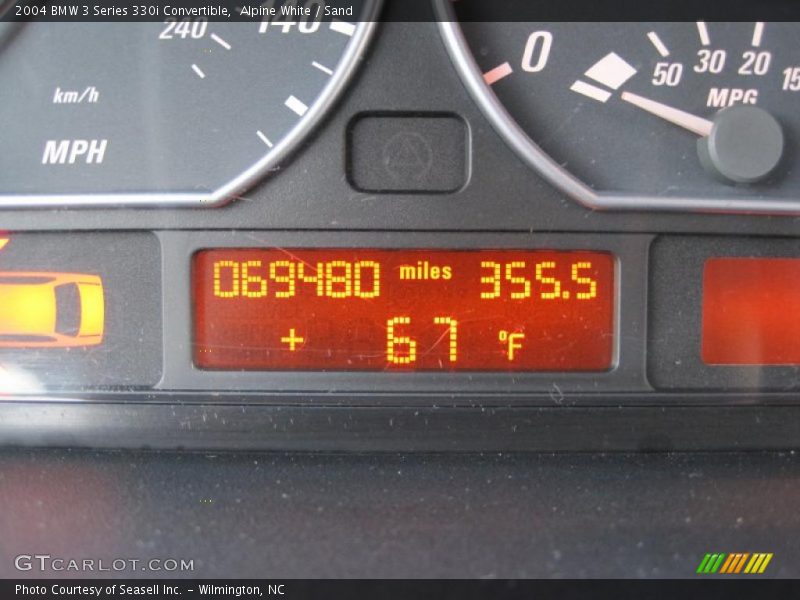 Alpine White / Sand 2004 BMW 3 Series 330i Convertible
