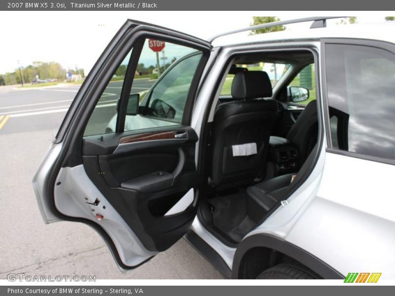 Titanium Silver Metallic / Black 2007 BMW X5 3.0si