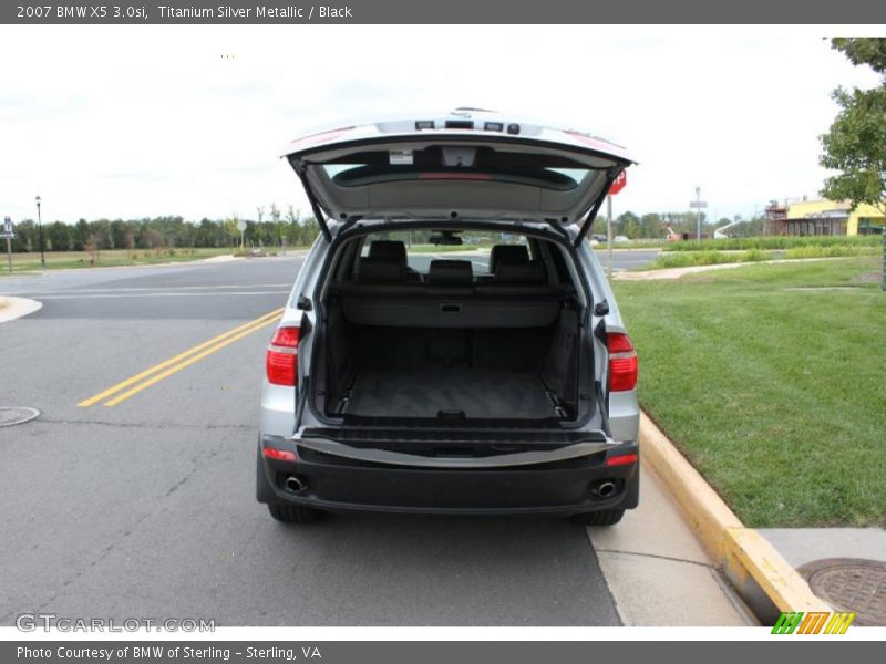 Titanium Silver Metallic / Black 2007 BMW X5 3.0si