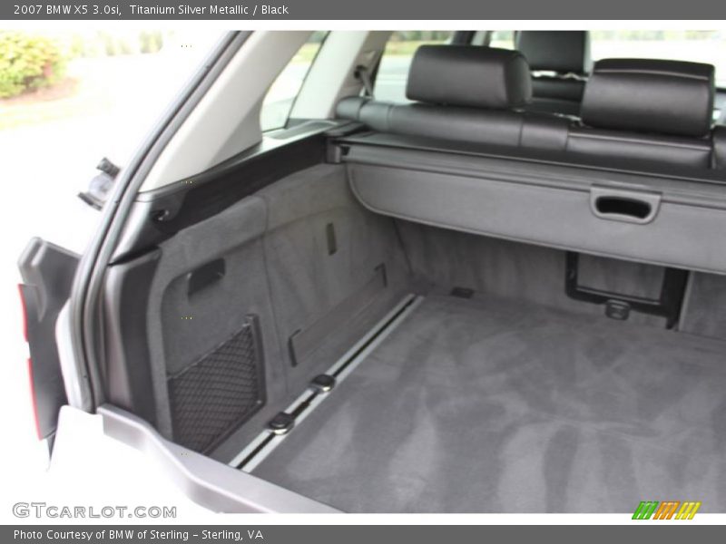 Titanium Silver Metallic / Black 2007 BMW X5 3.0si
