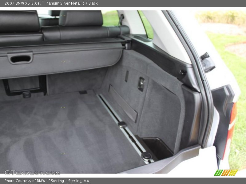 Titanium Silver Metallic / Black 2007 BMW X5 3.0si