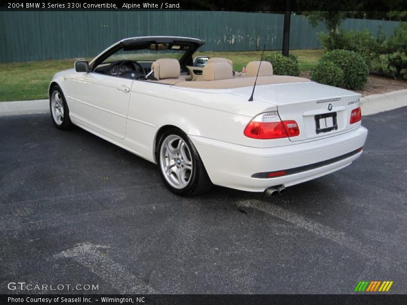 Alpine White / Sand 2004 BMW 3 Series 330i Convertible