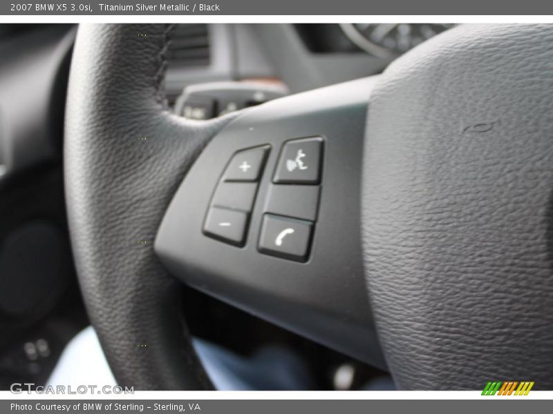 Titanium Silver Metallic / Black 2007 BMW X5 3.0si