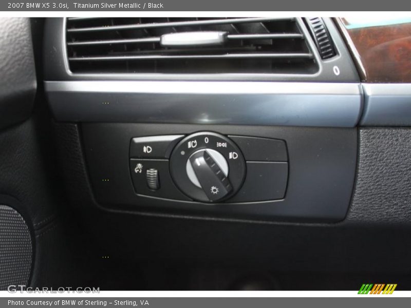 Titanium Silver Metallic / Black 2007 BMW X5 3.0si