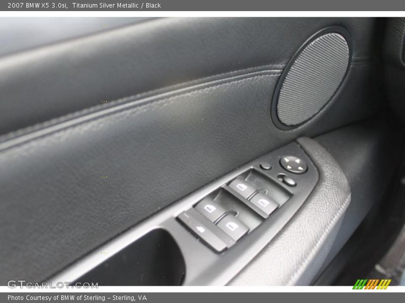 Titanium Silver Metallic / Black 2007 BMW X5 3.0si