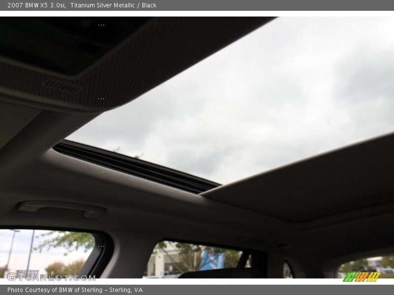 Titanium Silver Metallic / Black 2007 BMW X5 3.0si