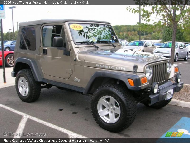 Light Khaki Metallic / Khaki 2006 Jeep Wrangler Rubicon 4x4