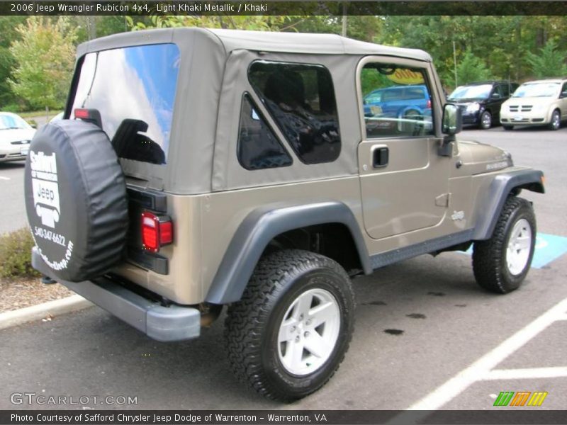 Light Khaki Metallic / Khaki 2006 Jeep Wrangler Rubicon 4x4