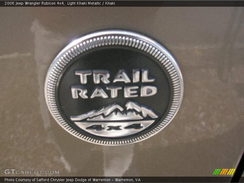 Light Khaki Metallic / Khaki 2006 Jeep Wrangler Rubicon 4x4