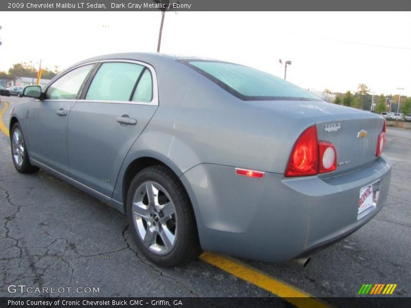 Dark Gray Metallic / Ebony 2009 Chevrolet Malibu LT Sedan