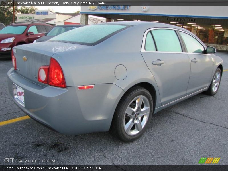 Dark Gray Metallic / Ebony 2009 Chevrolet Malibu LT Sedan
