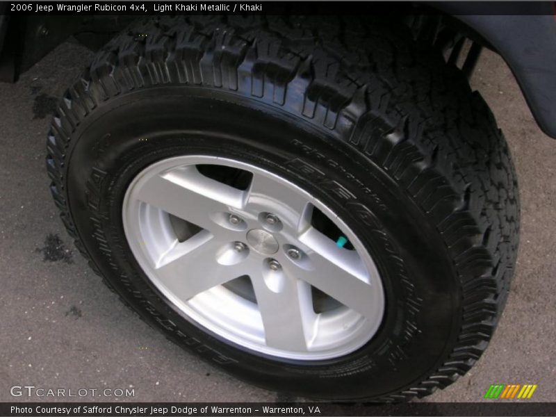 Light Khaki Metallic / Khaki 2006 Jeep Wrangler Rubicon 4x4
