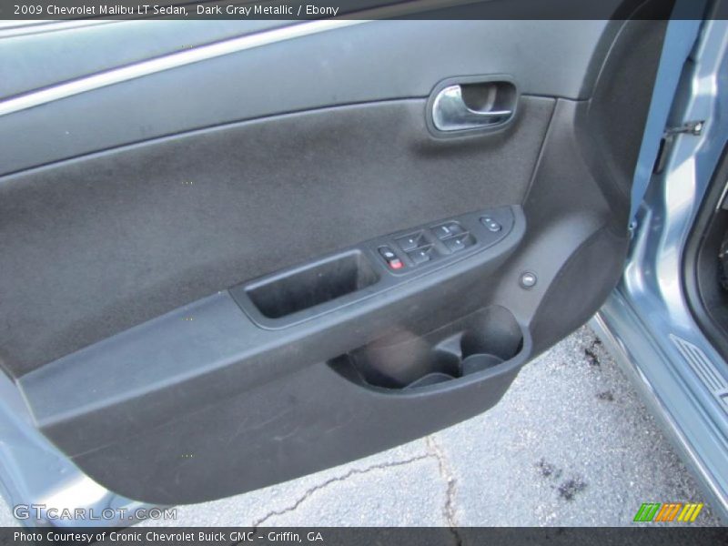 Dark Gray Metallic / Ebony 2009 Chevrolet Malibu LT Sedan