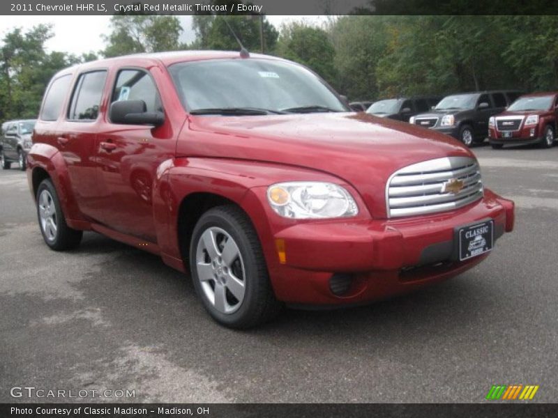 Crystal Red Metallic Tintcoat / Ebony 2011 Chevrolet HHR LS