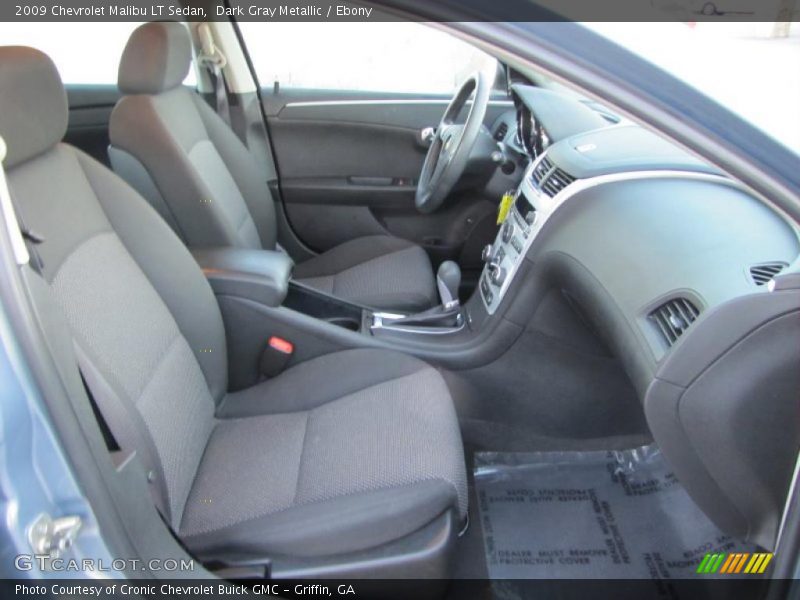 Dark Gray Metallic / Ebony 2009 Chevrolet Malibu LT Sedan