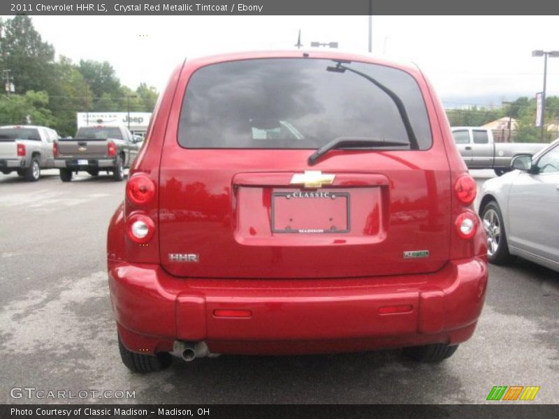Crystal Red Metallic Tintcoat / Ebony 2011 Chevrolet HHR LS